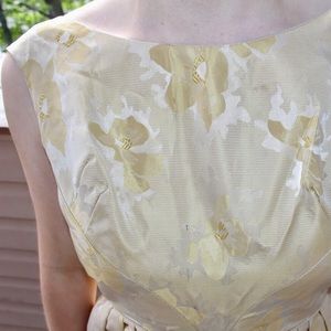 1940s Vintage Floral Dress